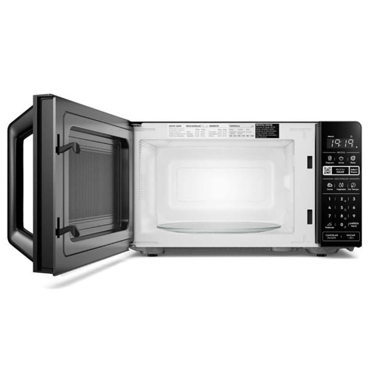 Microwave_ME20AB_Front_Open_Gafa_Black_Spanish-600x600