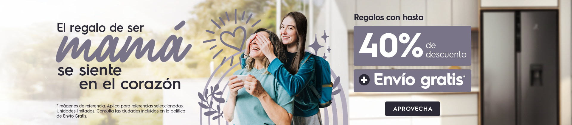 El regalo de ser mamá se siente en el corazó