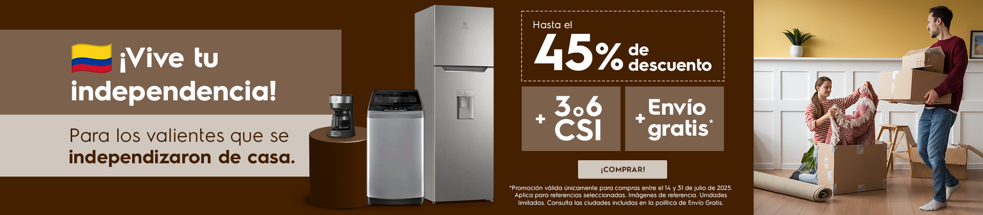 Independencia Colombia + Electrolux - Vive tu indenpendencia 